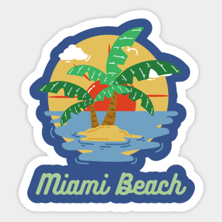 Miami Beach Sticker